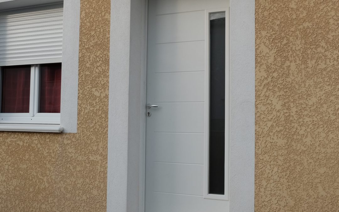 Porte d’entrée avec Marquise