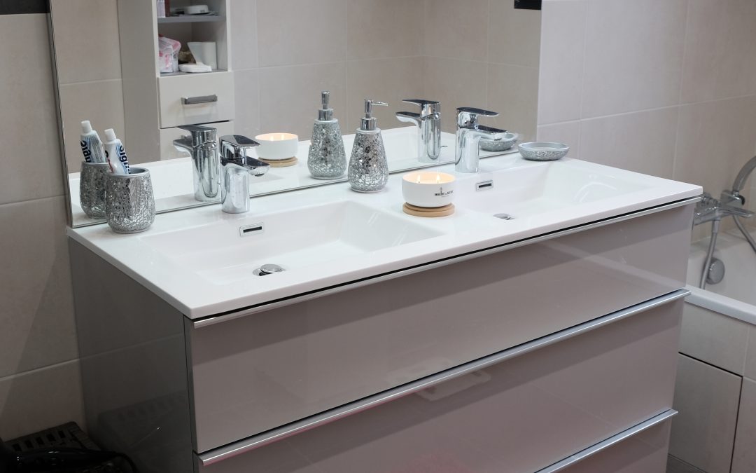 Meuble de salle de bain double vasques