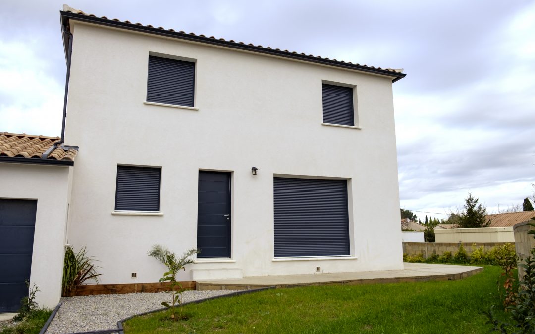 Villa menuiseries couleurs