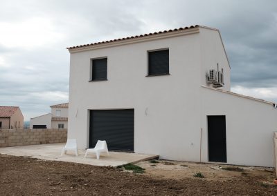 Villa 2 pentes garage monopente