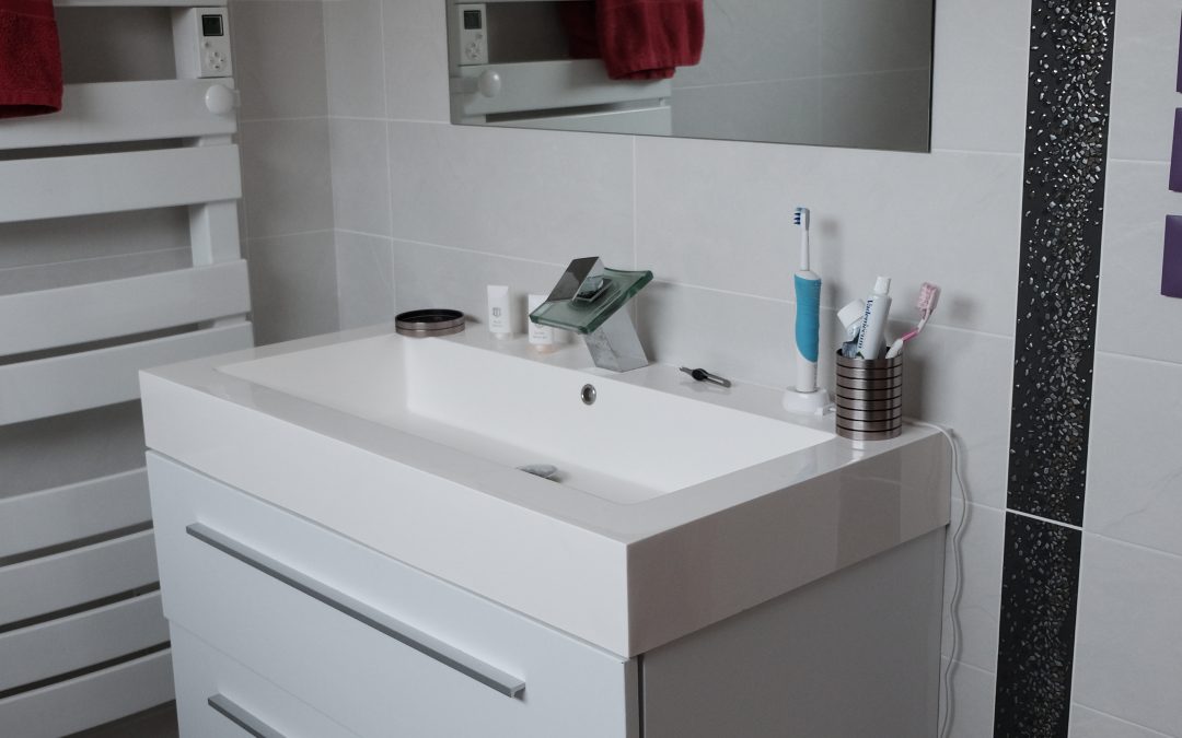 Meuble de salle de bain blanc